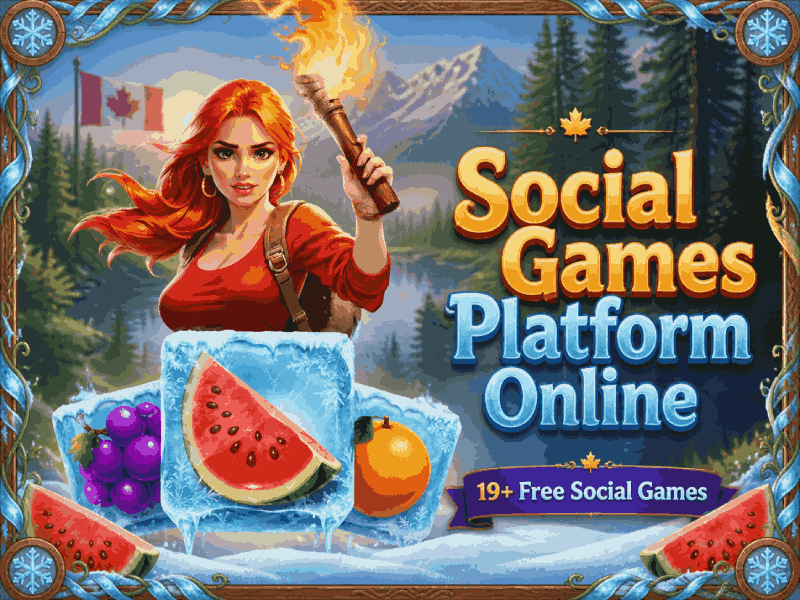 Futuristic social gaming interface